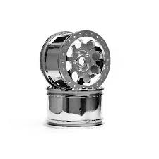 HPI Mag-8 Wheel 3.2" Spoke Wheels Chrome 17mm