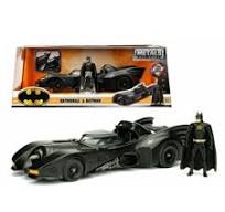 Jada 1/24 "Batman" Batmobile w/ Batman Figure - 1989