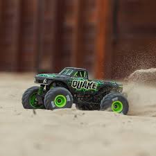 ARA2137T2 1/16 QUAKE GROM Brushed 4x4 RTR (B&C Incl) Green
