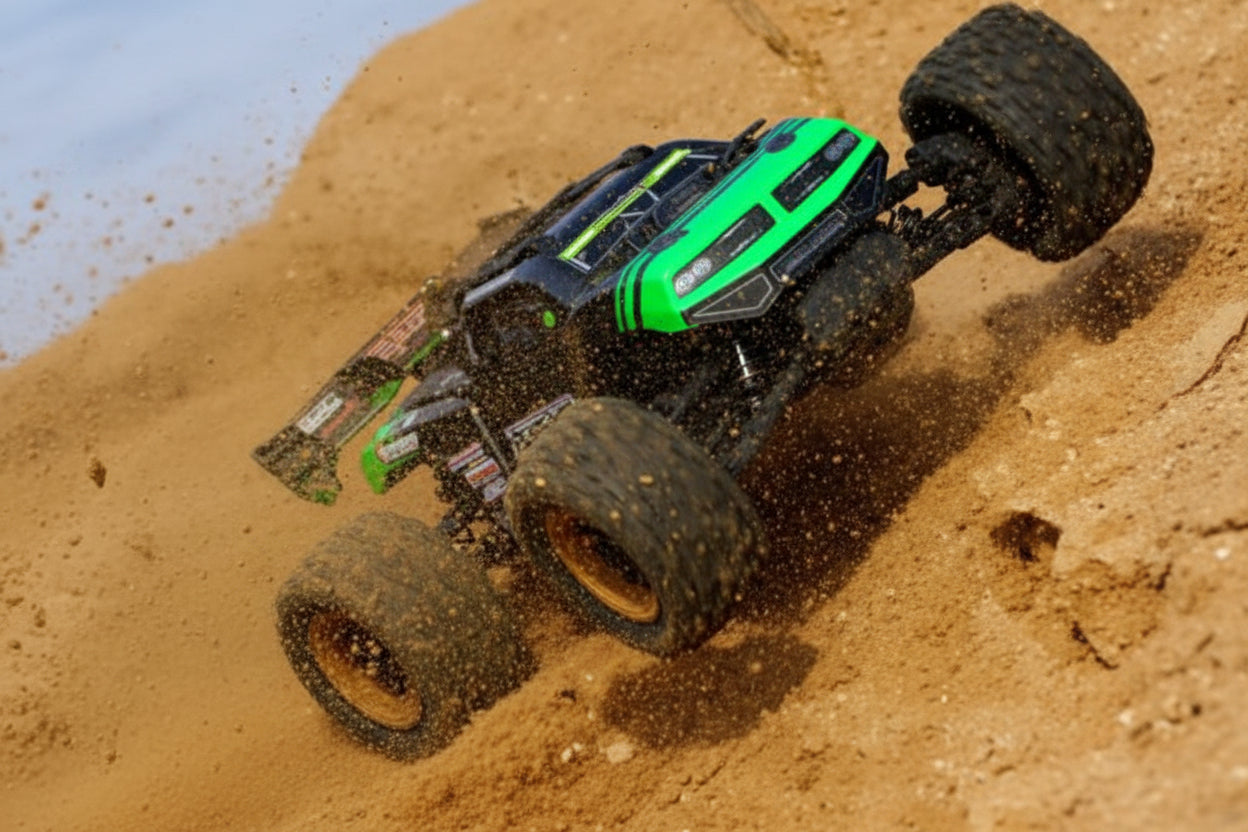 Team Corally - PUNISHER 4 - RTR - Green - Brushless Power 4S - No Battery - No Charger