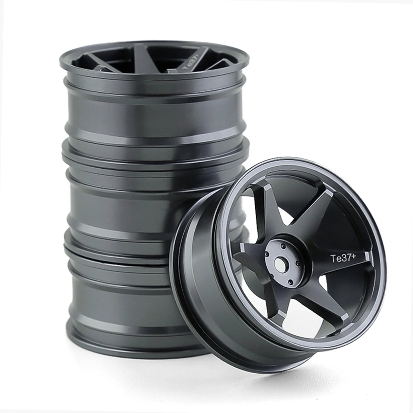 Te37+ Aluminum alloy wheel hub  1/10 scale drift cars
