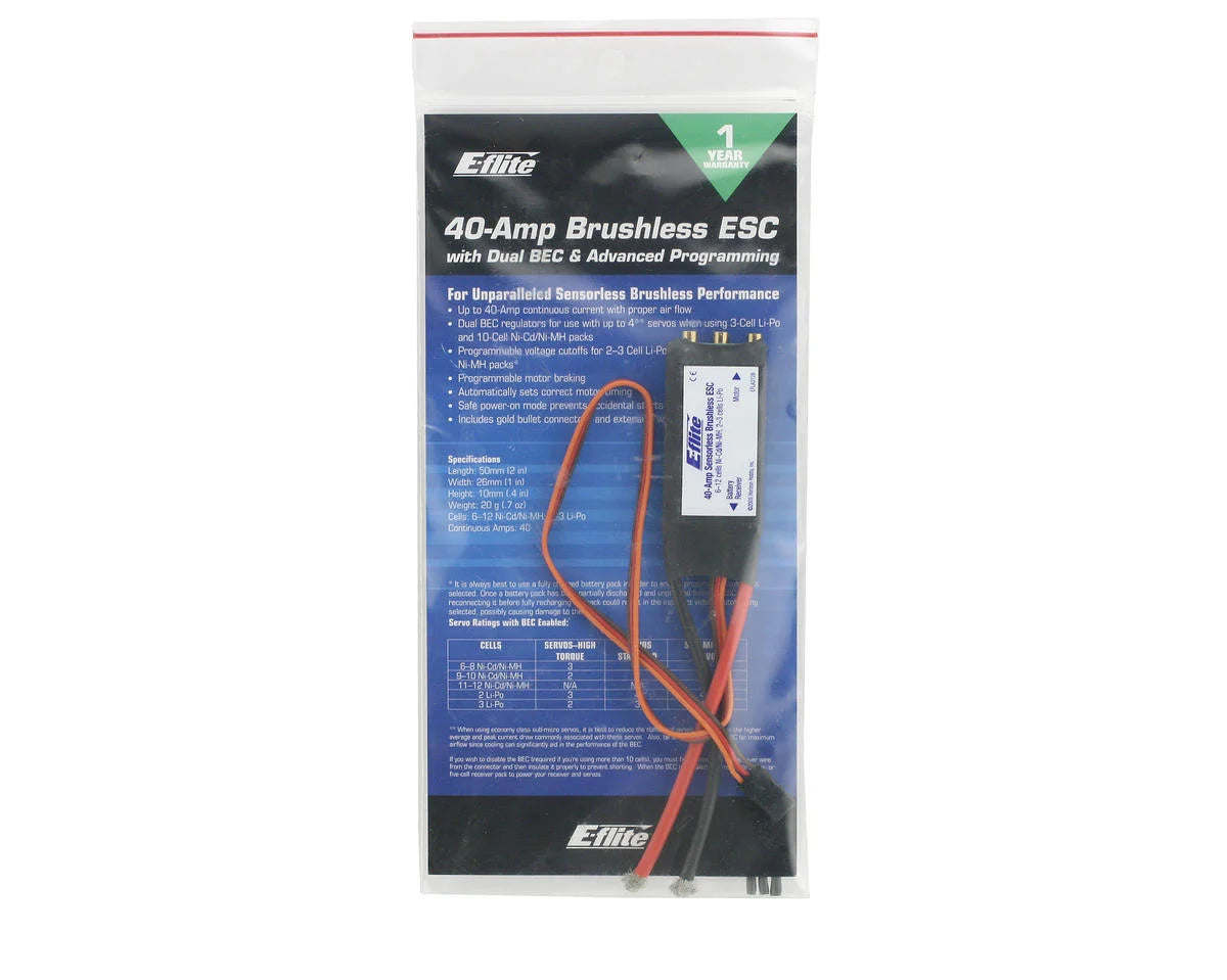 EFLA312B ESC Brushless 40A