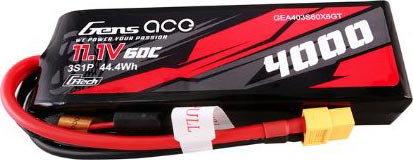 GEA403S60X6GT Gens Ace Li-Po 60C 4000mAh 11.1V 3S1P XT-60