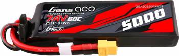 GEA502S60X6GT Gens Ace G-Tech Li-Po 5000mAh 60C 7.4V  XT60