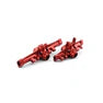 HDTTRX4M027C Hobby Details Traxxas 1/18 TRX-4M AL Fr & Rr Axle Set-Red (2)