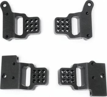 HDTTRX4M034A Traxxas 1/18 TRX-4M Aluminum Shock Mounts-Black (4)