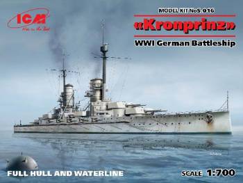 ICM00016 1/700 WWI German Kronprinz Battleship