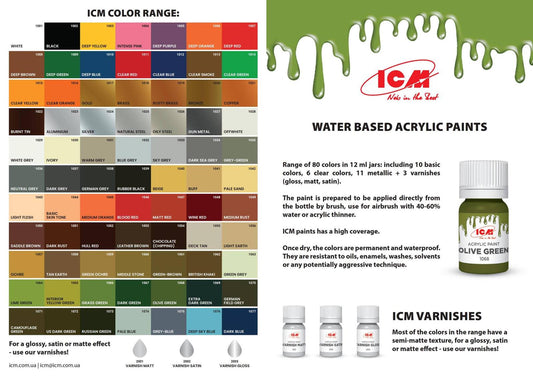 ICM Model Paint 12ml bottle