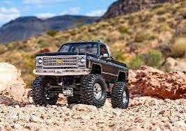 Traxxas TRX-4M High Trail Edition Crawler with Chevrolet K10 Pickup Body (Black): 1/18-Scale 4X4 Electric Trail Truck. Ready-To-Drive with TQ 2.4GHz 2-Channel Transmitter and ECM-2.5 Waterproof Electronics