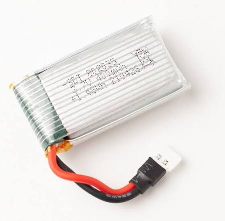 TTIRC 3.7V 1S 400mAh LiPo Battery Molex 51005