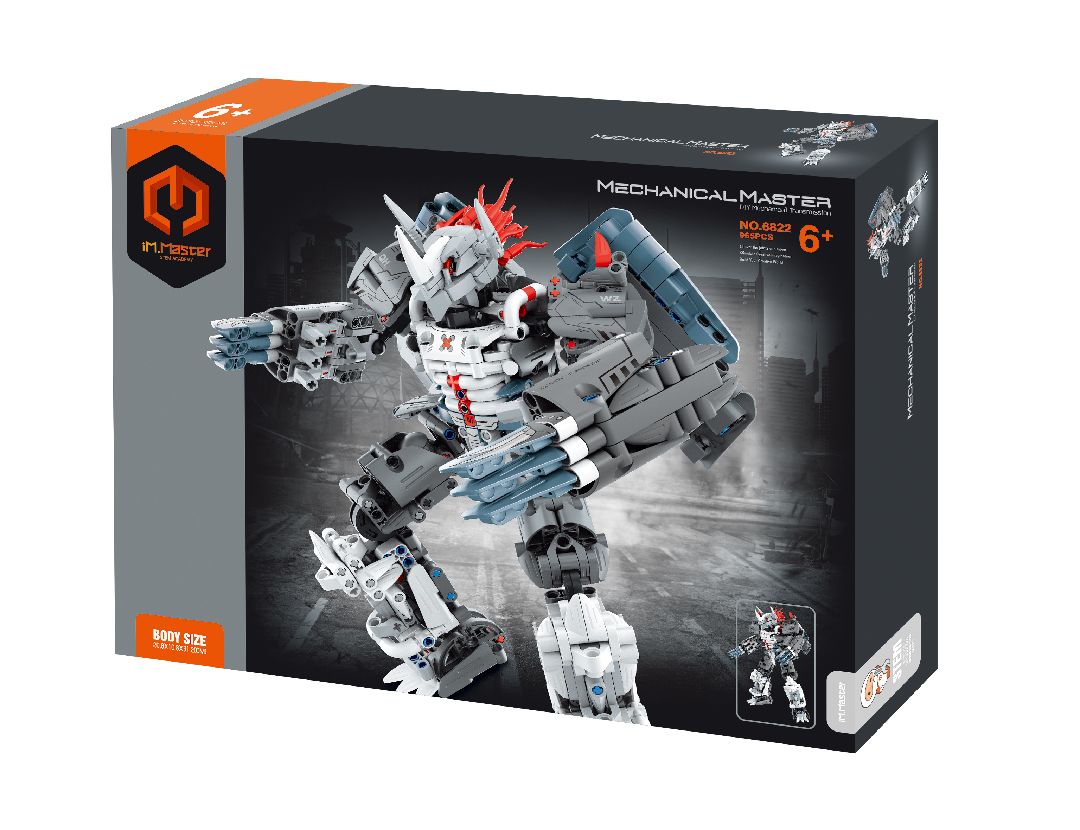 iM.Master Building Block Mech Warrior - White - 965 Pieces