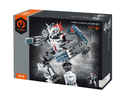 iM.Master Building Block Mech Warrior - White - 965 Pieces