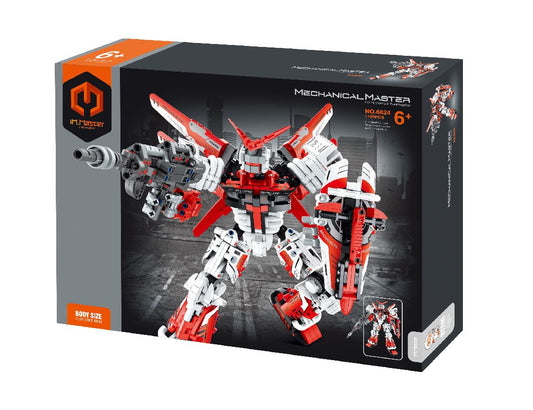 iM.Master Building Block Mech Warrior - Red - 1100 Pieces