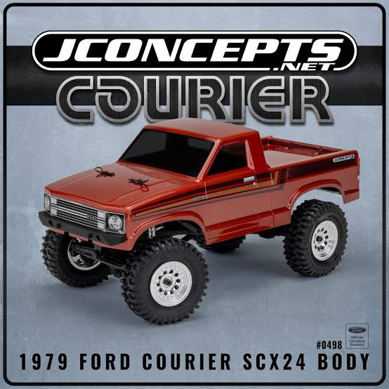 JConcepts 1979 Ford Courier body - Clear (Fits - SCX24, 5.20" W.B.)