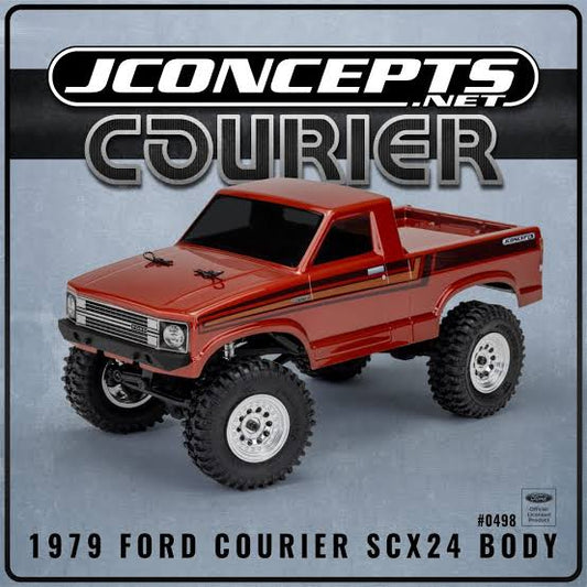 JConcepts 1979 Ford Courier body - Clear (Fits - SCX24, 5.20" W.B.)