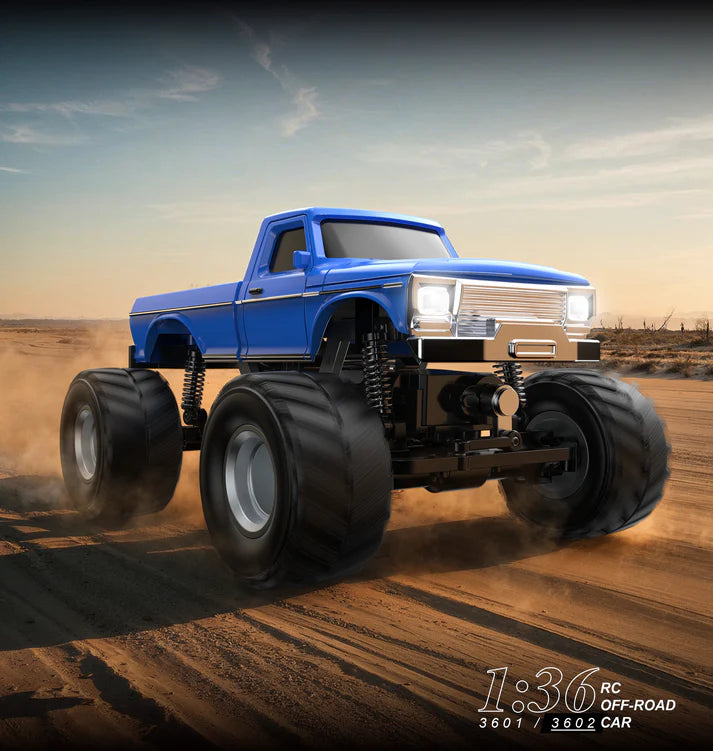 F-150 Square Body 3602 1/36 Scale Mini 4WD RC Crawler