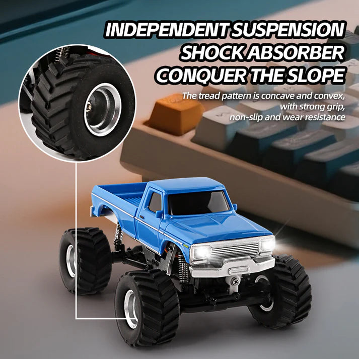 F-150 Square Body 3602 1/36 Scale Mini 4WD RC Crawler