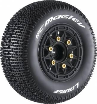 LOULT3145SB SC-Maglev 2.2/3.0" 1/10 SCT (Soft) 12-17mm Hex Blk (2)