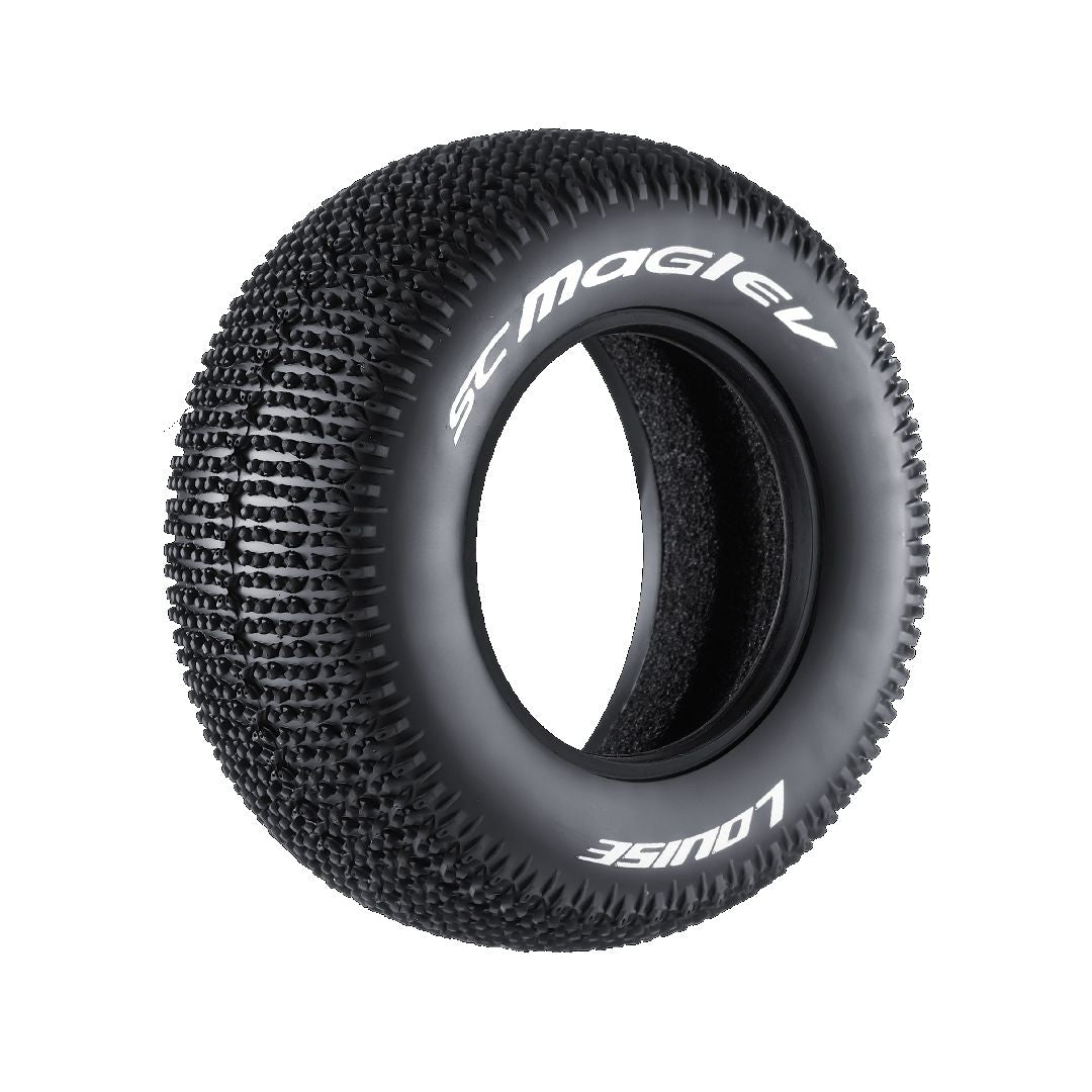 Louise R/C SC-Maglev 1/10 Short Course (Soft Compound) Tire (2) LOULT3145SI