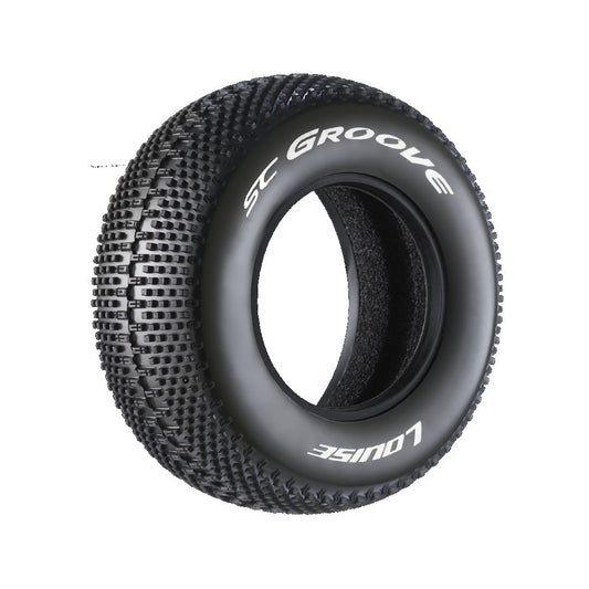 Louise R/C SC-Groove 1/10 Short Course (Soft Compound) Tire (2)  LOULT3146SI