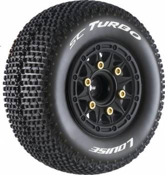 LOULT3147SB SC-Turbo 2.2/3.0" 1/10 SCT (Soft) 12-17mm Hex Blk (2)