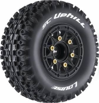 LOULT3223SB SC-Uphill 2.2/3.0" 1/10 SCT (Soft) 12-17mm Hex Blk (2)