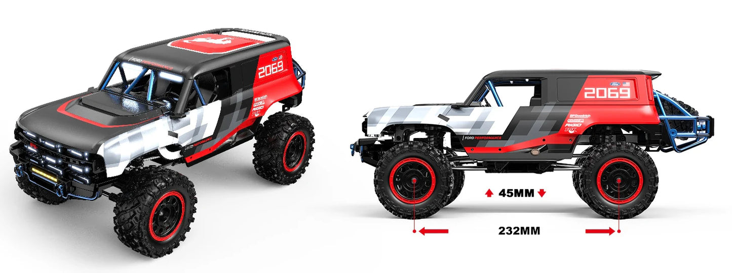 MJX Hyper Go H12P 1/12 Ford Bronco R RC Crawler