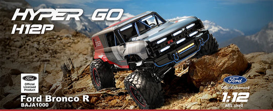 MJX Hyper Go H12P 1/12 Ford Bronco R RC Crawler