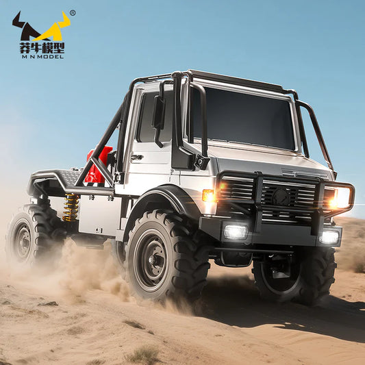 MN-333 Unimog U4000 1:18 RC Rock Crawler (silver)