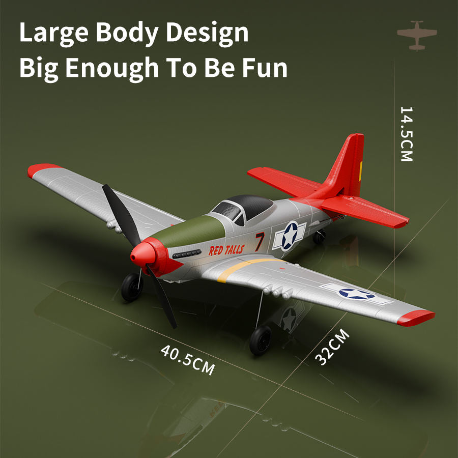 p-51 Mustang RTF Micro RC Plane 400mm