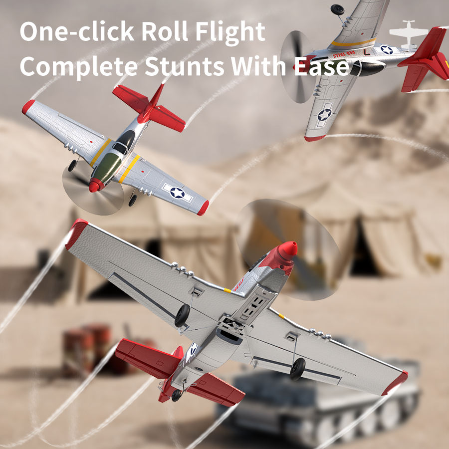 p-51 Mustang RTF Micro RC Plane 400mm
