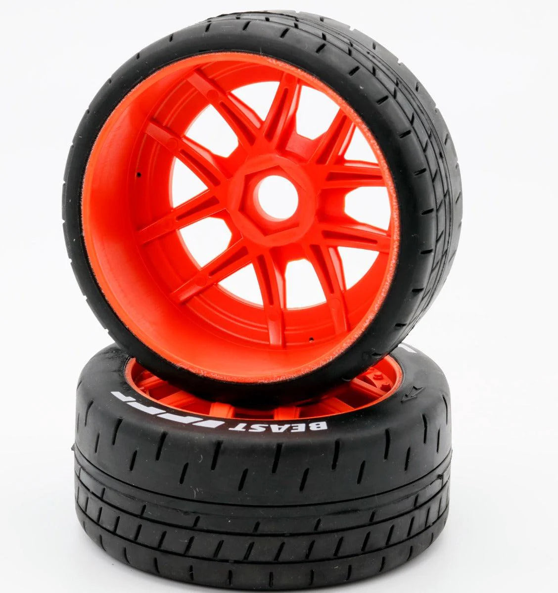 Powerhobby 1/8 GT Beast Belted Mounted Tires 17mm