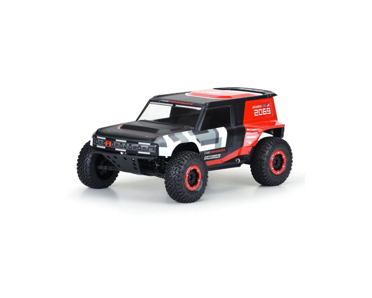 Pro-line 1/10 Ford Bronco R Clear Body Short Course