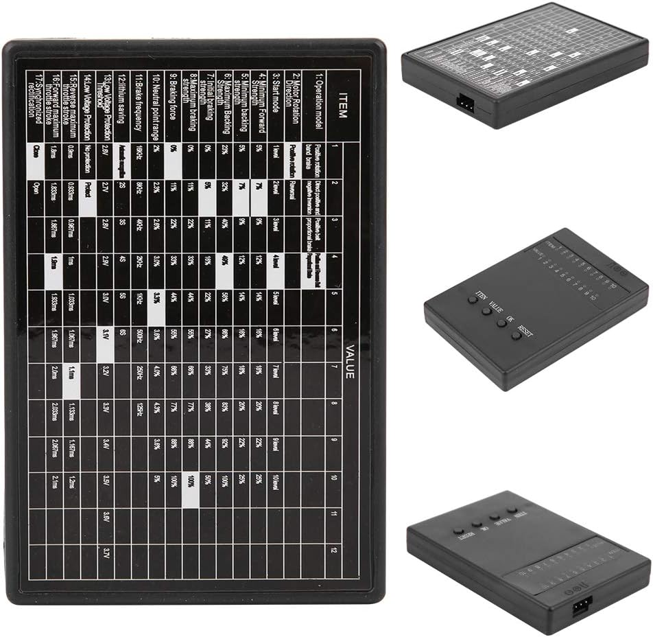 ESC programming card