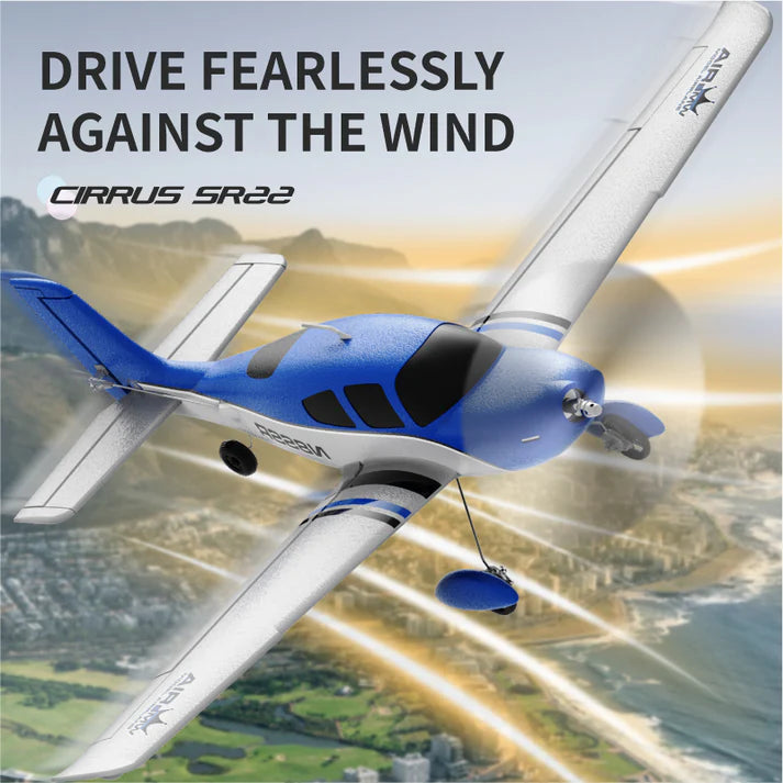 Cirrus SR22 4CH RC Airplane – 52cm Wingspan, Brushless Motor, RTF