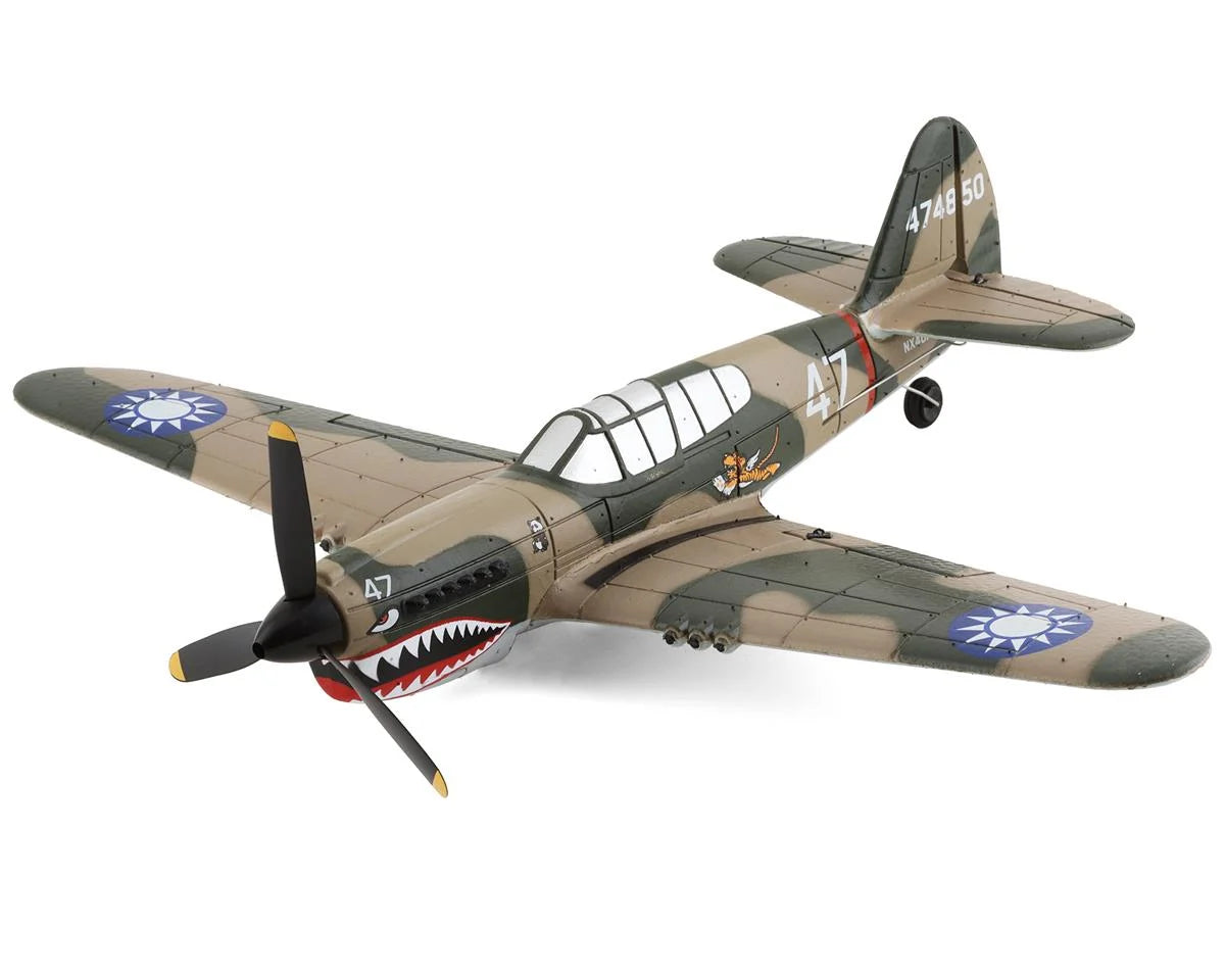 Curtiss P-40 Warhawk Micro Warbirds RTF Electric Airplane (400mm)