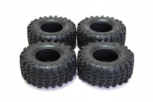 4pcs 1.3 Rock Spider Crawler Tires SCX24 TRX4M