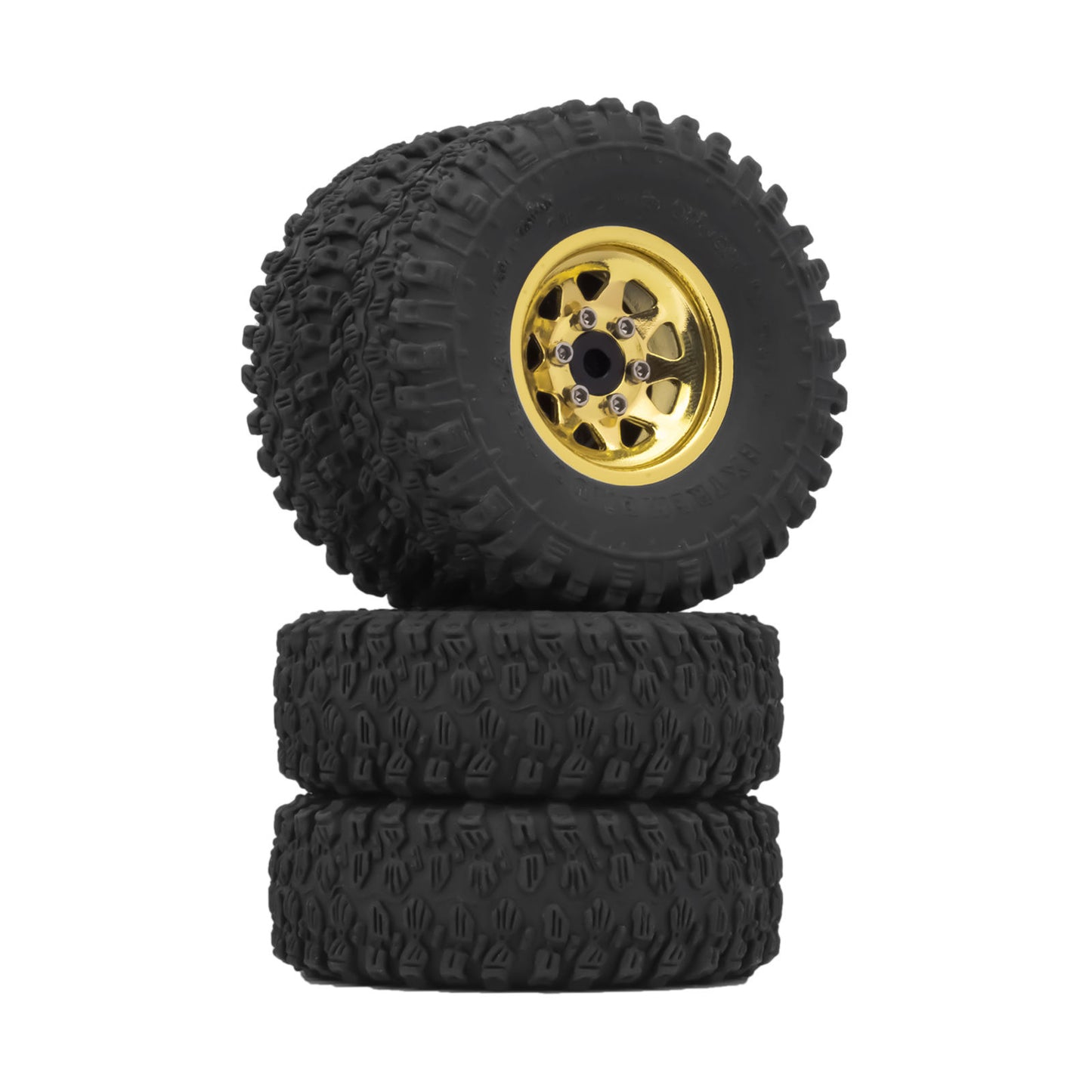 1.0 Beadlock Wheel Rim set SCX24 TRX4M