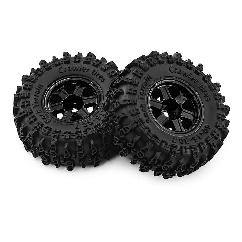40mm 0.7 Inch Metal Beadlock Wheels and Tires SCX30