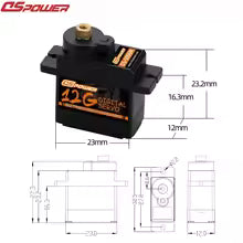 12g Metal Gear Micro Digital Servo