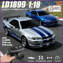LDRC 1899 1/18 RTR 2.4G RWD RC Drift Car - Silver