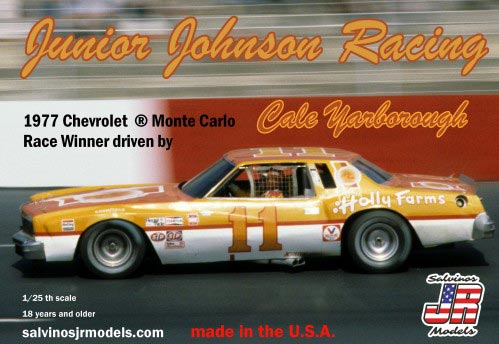 SJM1977 1/25 Junior Johnson Racing Cale Yarbrgh #11 Chev MC 1977
