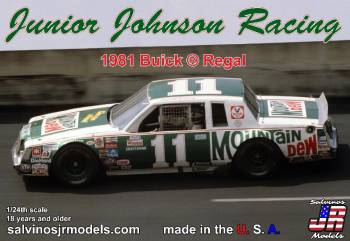 SJM1981D 1/25 Junior Johnson Racing 1981 Buick Cup Champ