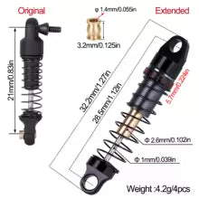 Axial SCX30 Upgrade Aluminum Shock Absorber Set
