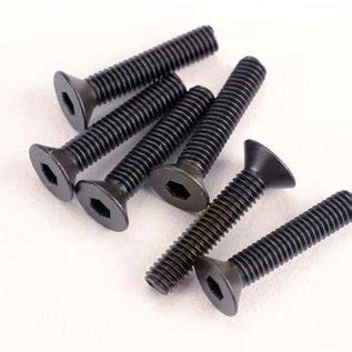 Traxxas 3X15mm Flat Head Machine Screw (6) TRA2553