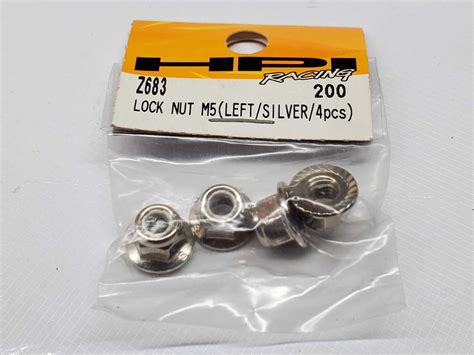 HPI HPI Flange Lock Nut M5 (Counterclockwise Threaded) (4)  HPIZ683
