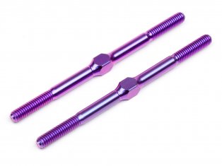 HPI M4x70mm (TITANIUM/PURPLE/2pcs) HPI93585