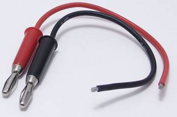 E-Flite Lead w/Banana Plug Set 16ga EFLA240