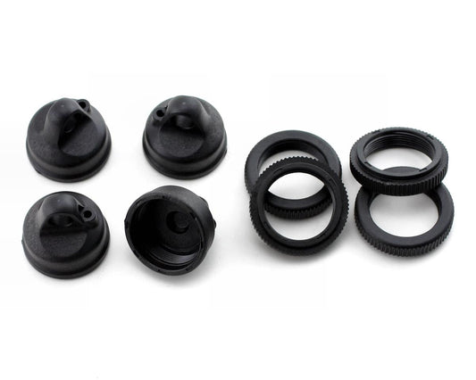Losi Shock Adjuster Nut & Cap (LST2) (4) LOSB2815