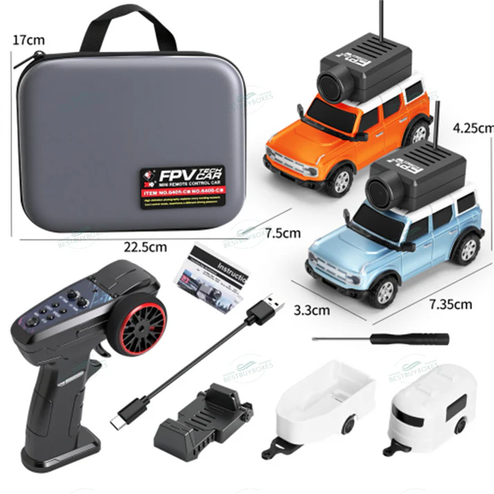 WLtoys 1/64 Scale FPV Mini RC Car, Camera, APP RTR